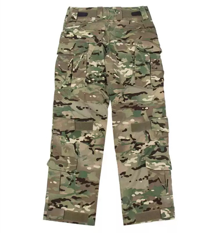 美式复古多口袋军鸟迷彩工装裤男伞兵户外战术运动长裤
